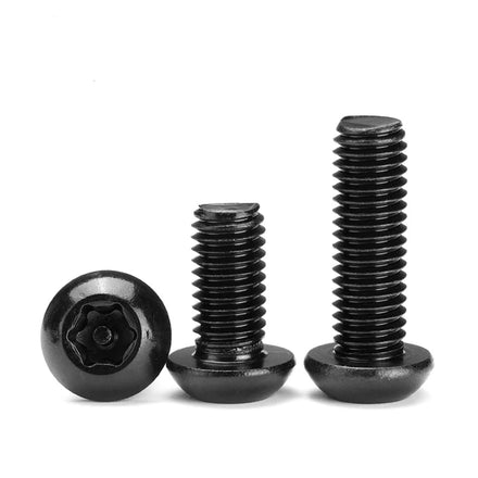 M3 M4 M5 M6 M8 M10 Black Stainless Steel 304 Tamper Resistant Machine Star Security Bolts Torx Button Head Screws with Pin