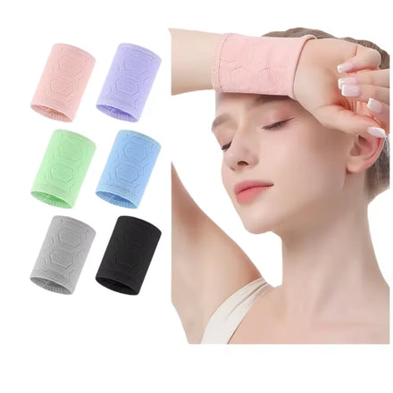 Umicca Elastic Fitness Athletic Seamless Cross Border Sports Nylon Knitting Compression Wrist Guard Sweat-Absorbing Wristbands
