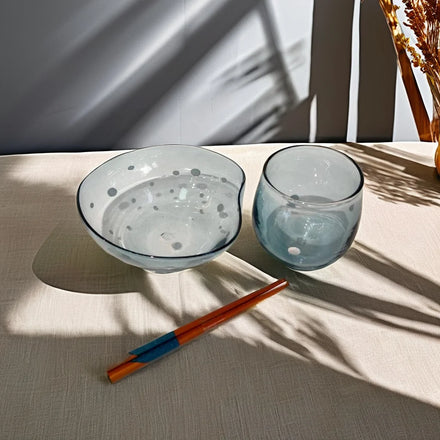 Chien Keng Modern Luxury Eco-Friendly Hand Blown Glass Coffee Mug Custom Color Accessories Individually Boxed OEM Available