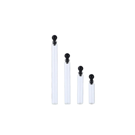 Disposable 1ml/2ml/3ml/5ml Essence Liquid Bottle Press Spray Refill Perfume Bottle Horsetail Cork Bottled With Water