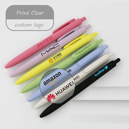 Wholesale Elegant Sublimation Blank White Plastic Ballpoint Pen Custom Logo Heat Transfer Promotional Gift Pen