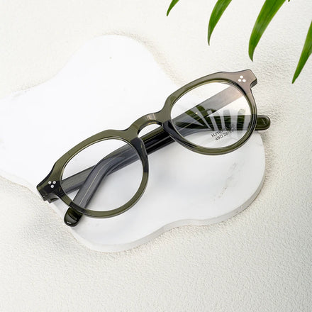 Fashion Optical Glass Eye Glass Frame Prescription Glasses Retro Design Mazzucchell Acetate Eyeglasses Frames