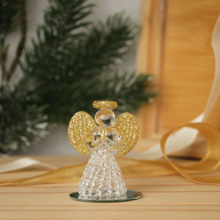 Promotional Free Shipping Glitter Christmas Ornament Custom Glass Printed Logo 100 Dollar Bill Low Price 300mm Diameter