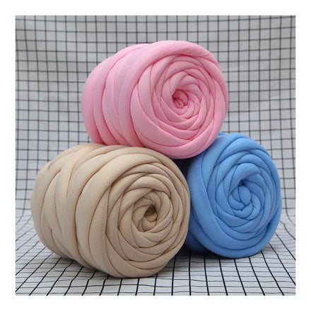 House Soft 2cm Knit Chunky Yarn Crochet Yarn Knitting Woven Blanket Core Strip Line Knit Chunky Yarn