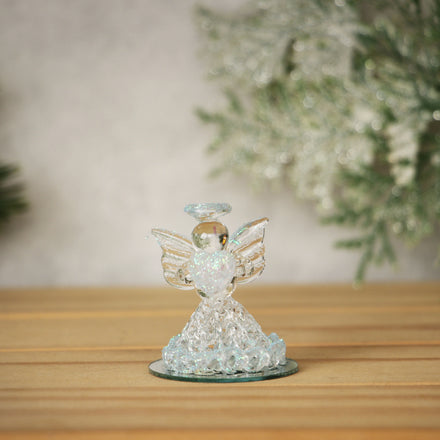 The New Listing Landscape Small Ornament Christmas Tree Gingerbread Man Luxury Glass 300mm Diameter Made in China