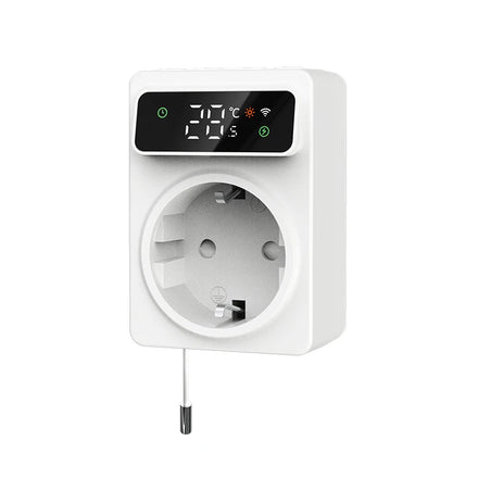 Rti-Tek LED 16A Wi-Fi Smart Socket Thermostat for Cooling and Heating Floor Heating Parts Apartment Application 2-Year Warranty