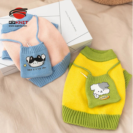 In Stock Autumn Fashion Pet Cat Dog Sweater Comfortable Warm Pet Pullover Clothes
