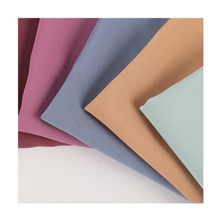 Wholesale 100% Polyester Cherry Twill Chiffon Fabric Soft Scarf and Liner Material for Girls for Weddings