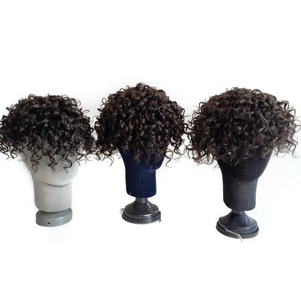 Curl Hair Elegant Stock Australian Base Swiss Lace Human Hair Men Toupee With Factory Price
