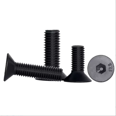 Countersunk Head Screws Grade 10.9 Flat Head Hexagon Socket Bolts DIN7991 Allen Screw
