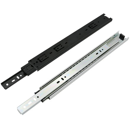 HVPAL 45mm Furniture Hardware Slide Rail 3-fold Extension Drawer Runners