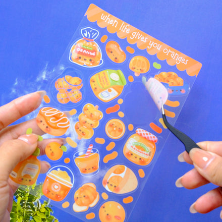 Custom Transparent Kiss Cut Stickers Animal Cartoon Children Stickers Free Production Samples