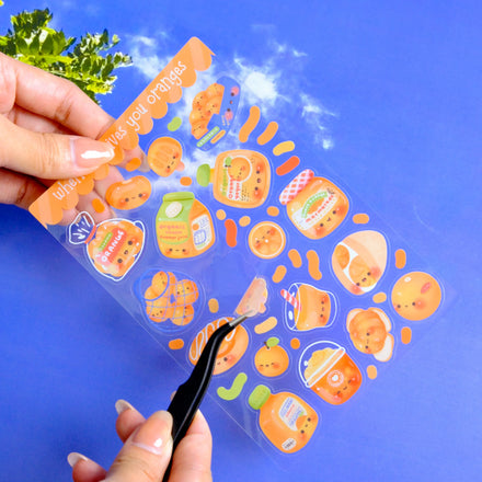 Custom A4 A5 A6 Full Color Printed Waterproof Self-adhesive Vinyl Sheets Custom Logo Kiss Cut Sticker Sheets