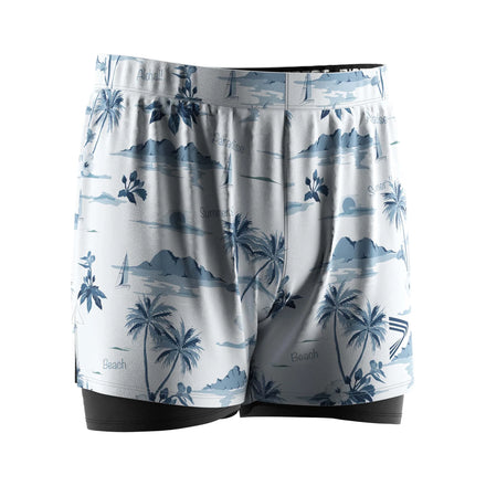 Wholesale Waterproof Pocket Summer Beach Men'S Swimsuit Mens Swim Shorts Stretch Double Layer Beach Pant