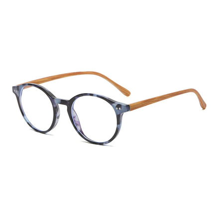 Latest TR90 Custom Anti Blue Light Round Frame Glasses Premium Transparent Computer Glasses for Women Girl and Men