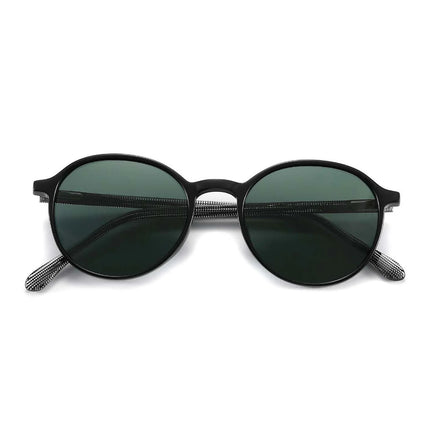 LS8080 Polarized Cellulose Acetate Sunglasses Custom Retro Vintage Acetate Sunglasses Wholesale