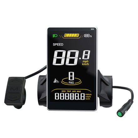 For BAFANG Mid Drive Kit Hub SW2-M58 Electric Bicycle Parts Ebike Display LCD Screen for Bikes with Mid Drive Motor Kit