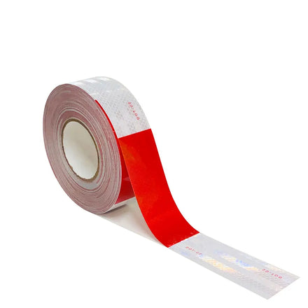 High Visibility PVC Prismatic Reflective Material Crystal Lattice Striped Arrow Checkered Honeycomb Warning Tape Sticker
