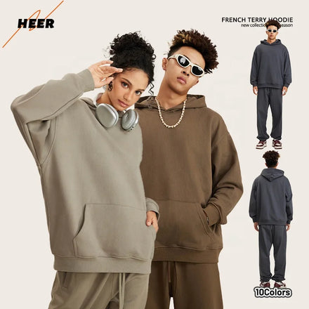 Hot Selling Heavy Weight High Quality Hoodies Unisex Custom Oversized Blank Hoodies for Men