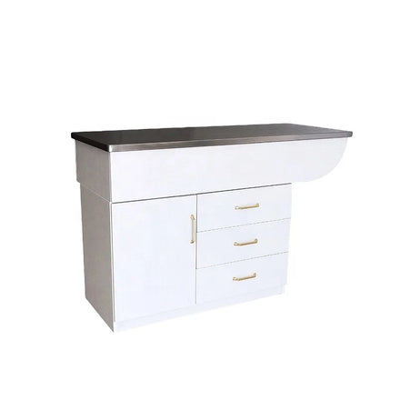 LIZE PET Best Price Wooden Frame Dry Pet Disposal Exam Table for Vets for Dog Diagnostics and Surgical Instruments