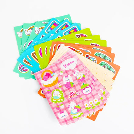Wholesale Custom Kiss Cut Cute Paper Glossy/Transparent Kiss Cut Stickers Vinyl Waterproof Tear-Resistant Labels