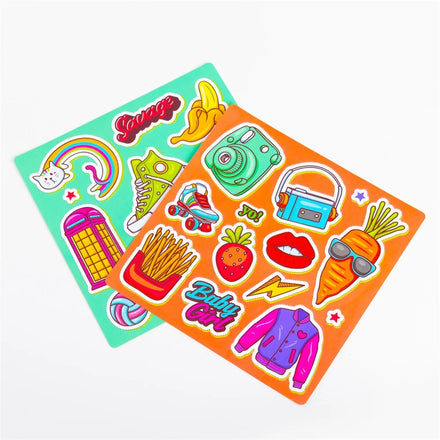 Waterproof Custom Transparent Kiss Cut Custom Art Decoration Gloss Multiple Craft Stickers