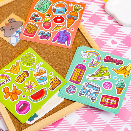 Custom Design Self-Adhesive A3 A4 Size Transparent Custom Kiss Cut Label Vinyl Sticker Paper Waterproof