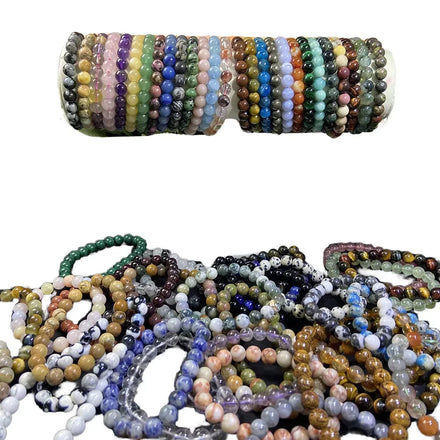 Huiying Wholesale High Quality Natural Gemstone Beaded Bracelet Healing Crystal for Women Girls Gifts