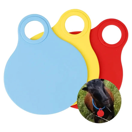 Animal Neck Tag Reusable Blank Animal Tracking Neck Tags Easy Management Veterinary Cattle Cow Neck Tags