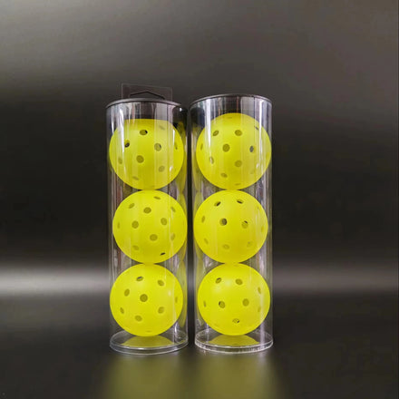 Professional 40-Hole Rotational Ball High Quality Seamless Pickleball Balls PE USAPA Certified Outdoor Sports 3 Balls/Tupe