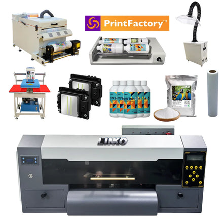 A3 Commercial DTF Printer Dual I1600 Head Digital Printing for Fabric Silk Cotton New Condition Custom T-shirt Printing Machine