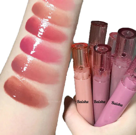 Best-selling Multi-color Moisturizing Juice Lip Gloss Mirror-like Luminous Finish Waterproof Long-Lasting Lip Color Cosmetics