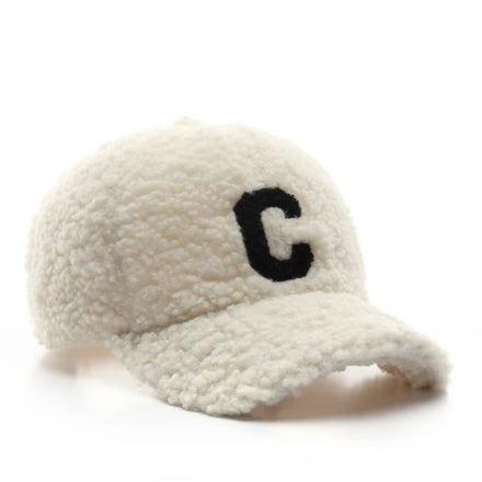 Wholesale Custom Logo Embroidered Baseball Hats Soft Vintage Fur Sherpa Luxury Berber Fleece Cashmere Hat Cap