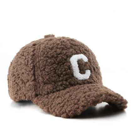 Hot Sale Sporty Unisex 6-Panel Polyester/Cotton Herringbone Common Baseball Cap Custom Logo Warm Thicken Winter Hat Embossed