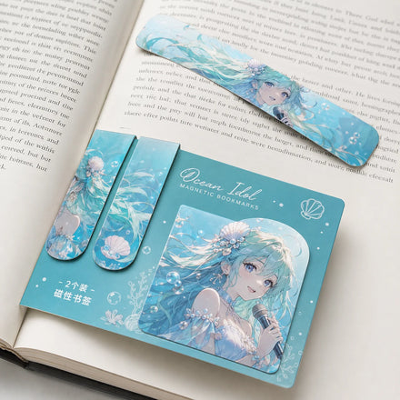 Custom Design Durable Folding Magnetic Bookmark Magnetic Book Holder