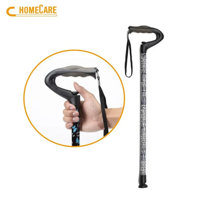 Fashionable Patented Aluminium Shaft Push-button TPR Handle Medical Disabled Adjustable CE Certified 350lbs Load Capacity Cane