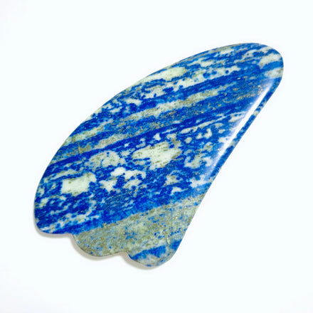 Huiying Natural Claw Shape Lapis Lazuli Gua Sha Scraping Board Massager Health and Skin Care for Body Slim Face Massager