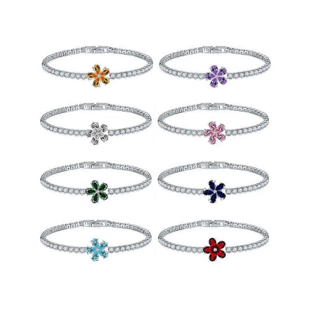 Beimai OEM Bracelet Hot Selling Pentagram Small Flowers Crystal Inlaid Vermiculite Bracelet