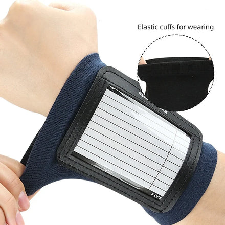 WANZHUO Custom Single Page Window Football Playbook Waterproof Athletic Training Wrist Strap Single-Deck Playbook for Football
