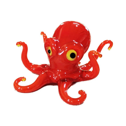 Chien Keng Blown Octopus Lobster Folk Art Craft Handmade European Style Glass Figurine <10cm Home Decoration Tabletop