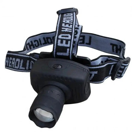 New Outdoor Fishing Camping Mountaineering 90 Degree Rotation Telescopic Zoom Night Running Fishing Abs Flashlight Led Headlamp