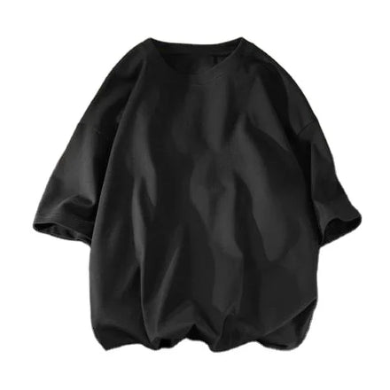 Oem Customized logo Design Plus Size Men's Casual and Versatile Loose Ice Silk Men's Summer Loose Short Sleeved T Shirt