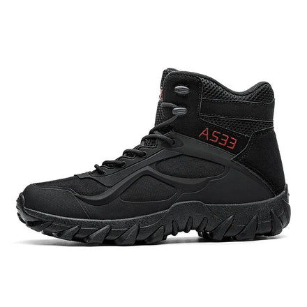 WANZHUO Wholesale Men's Low Top 533 Breathable Desert Boots Leather Hiking Training Climbing Anti-slip Rubber Tactical Boots