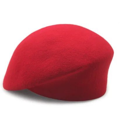 Women Summer Sun Flat Beret Hats Wool Flight Attendant Hat Birthday Gift
