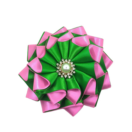 5.5 Inch Oversize Floral Brooch Pin for Women Greek Vibrant Color Corsage