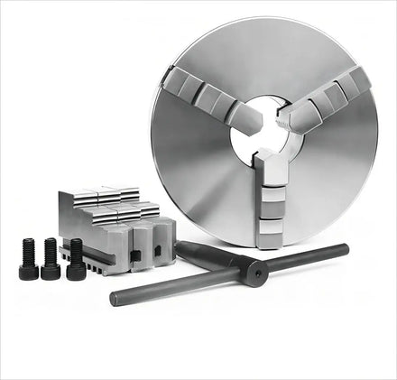 Shunma K11 200mm Steel Manual Lathe 3-Jaw Self-Centering Chuck with 0.01mm Precision