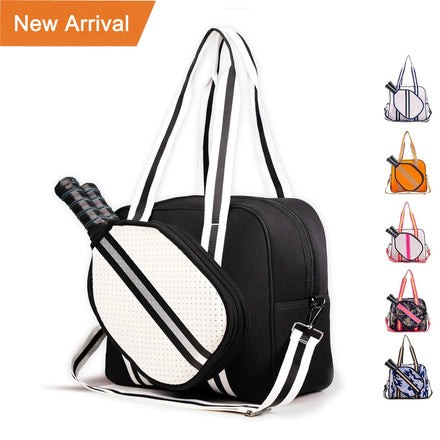 New Women's Beach Tennis Racket Bag Neoprene Badminton Racquet Paddle Diving Ball Pickleball Bag