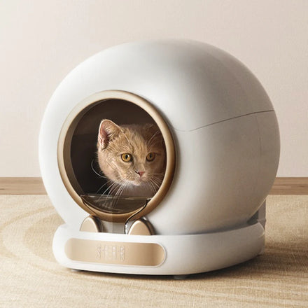 2025 New Cat Litter Box Automatic Self-Cleaning With 65L Space for Multiple Cat App Control