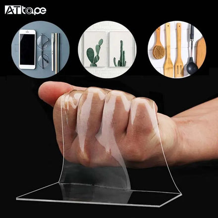 Double Sided Washable Adhesive Tape Multifunctional Removable Transparent Nano Tape Customization Nano Tape