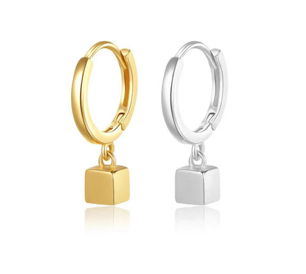 EH1576 S925 Silver Earring Geometric Charm Gold Plated Elegant Drop Designer Lady Dangle New Fashion Earrings Jewelry